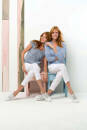 Knitting set Short-sleeved top  with knitting instructions in garnwelt box
