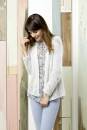 Strickset Jacke Lang Yarns MOHAIR LUXE mit Anleitung in garnwelt-Box