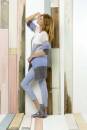 Knitting set Coat MOHAIR LUXE with knitting instructions in garnwelt box in size S
