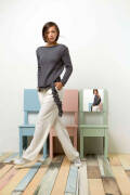 Strickset Wickelpullover mit Anleitung in garnwelt-Box M