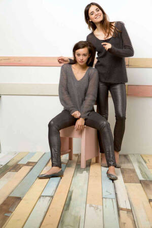 Strickset Pullover Lang Yarns MOHAIR LUXE mit Anleitung in garnwelt-Box