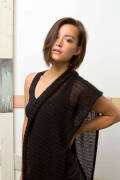Knitting set Stole MOHAIR LUXE LAME with knitting instructions in garnwelt box in size ca45x160cm