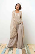 Strickset Stola Lang Yarns ALPACA SUPERLIGHT mit Anleitung in garnwelt-Box ca70x180cm