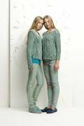 Strickset Fallmaschenpullover mit Anleitung in garnwelt-Box S