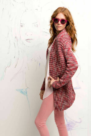 Strickset Jacke mit Anleitung in garnwelt-Box S