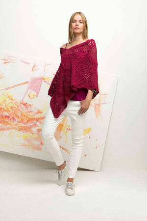 Strickset Poncho Lang Yarns GOLF mit Anleitung in garnwelt-Box