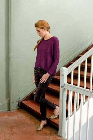 Knitting set Pullover  with knitting instructions in garnwelt box