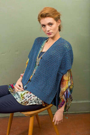 Strickset Jacke Lang Yarns ASIA mit Anleitung in garnwelt-Box