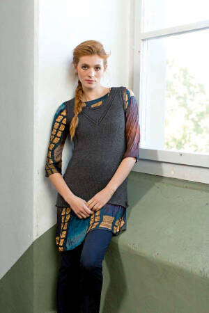 Strickset Longtop Lang Yarns ASIA mit Anleitung in garnwelt-Box