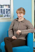 Strickset Jacke Lang Yarns MERINO  mit Anleitung in garnwelt-Box S-M