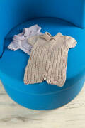 Strickset Overall Lang Yarns MERINO  BEBE mit Anleitung...