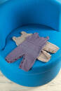 Knitting set Dungarees MERINO 200 BEBE with knitting instructions in garnwelt box in size 74