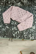 Strickset Bolero Lang Yarns CASHMERE LACE mit Anleitung in garnwelt-Box 68-74