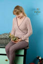 Strickset Wickeljacke Lang Yarns CASHMERE LACE mit Anleitung in garnwelt-Box