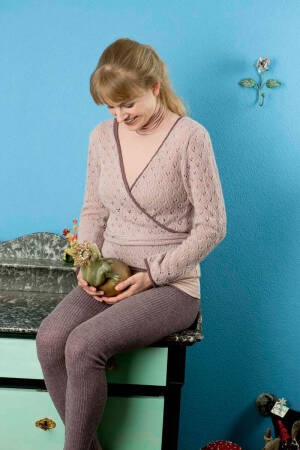 Strickset Wickeljacke Lang Yarns CASHMERE LACE mit Anleitung in garnwelt-Box S