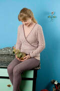 Strickset Wickeljacke Lang Yarns CASHMERE LACE mit Anleitung in garnwelt-Box S