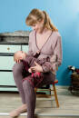Strickset Wickeljacke Lang Yarns CASHMERE LACE mit Anleitung in garnwelt-Box S