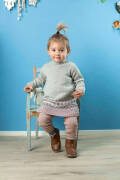 Strickset Jacquardkleid Lang Yarns MERINO  mit Anleitung...