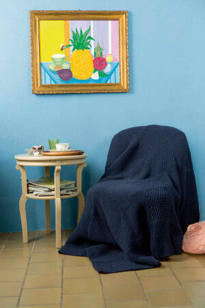Strickset Wolldecke mit Anleitung in garnwelt-Box one size