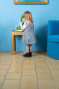 Knitting set Pinafore dress  with knitting instructions in garnwelt box
