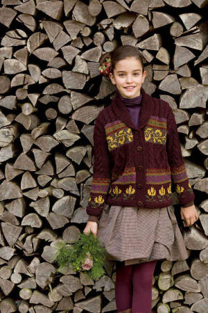 Knitting set Jacket  with knitting instructions in garnwelt box