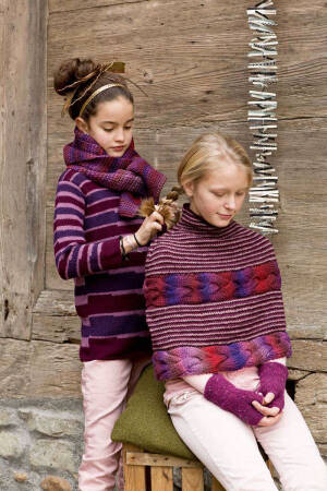 Strickset Schal mit Anleitung in garnwelt-Box