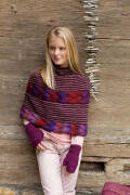 Strickset Poncho mit Anleitung in garnwelt-Box 128-140