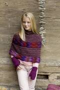 Strickset Poncho mit Anleitung in garnwelt-Box 128-140