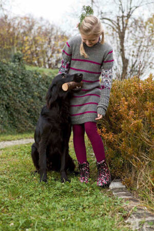 Strickset Kleid Lang Yarns BABY ALPACA mit Anleitung in garnwelt-Box