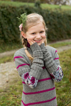 Strickset Armstulpen mit Anleitung in garnwelt-Box one size