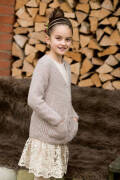 Strickset Jacke mit Anleitung in garnwelt-Box 128-140