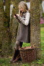 Strickset Kleid Lang Yarns YAK mit Anleitung in garnwelt-Box 128-140