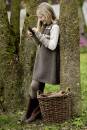 Strickset Kleid Lang Yarns YAK mit Anleitung in garnwelt-Box 128-140