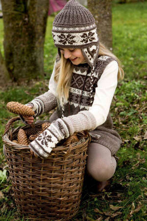 Strickset Pulswärmer Lang Yarns YAK mit Anleitung in garnwelt-Box one size