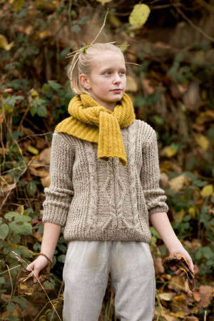 Knitting set Pullover DONEGAL with knitting instructions in garnwelt box