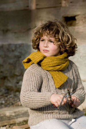 Strickset Schal Lang Yarns MALOU LIGHT mit Anleitung in garnwelt-Box