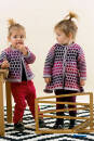 Knitting set Jacquard coat MERINO 200 BEBE with knitting instructions in garnwelt box