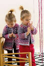 Knitting set Jacquard coat MERINO 200 BEBE with knitting instructions in garnwelt box