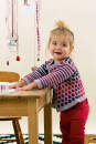 Knitting set Jacquard jacket MERINO 200 BEBE with knitting instructions in garnwelt box