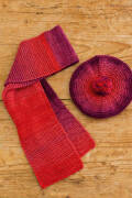Knitting set Scarf  with knitting instructions in...