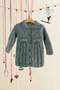 Knitting set Coat MALOU LIGHT with knitting instructions in garnwelt box in size 104
