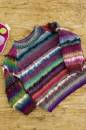Knitting set Pullover MILLE COLORI BABY with knitting instructions in garnwelt box in size 86