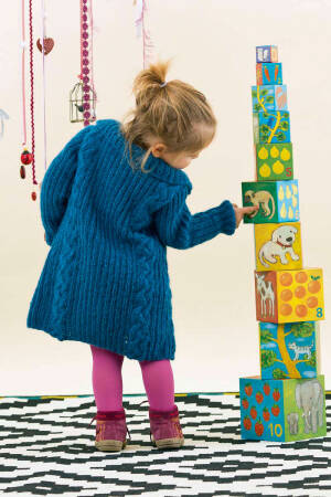 Strickset Mantel Lang Yarns MALOU LIGHT mit Anleitung in garnwelt-Box