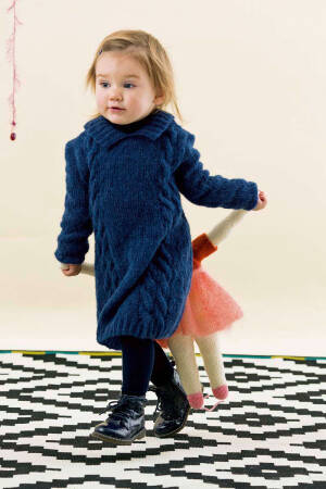 Strickset Kleid Lang Yarns ALPACA SUPERLIGHT mit Anleitung in garnwelt-Box 86