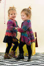 Knitting set Coat MILLE COLORI BABY with knitting instructions in garnwelt box in size 86-92