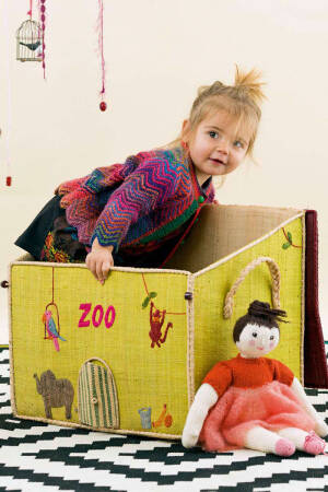 Strickset Jacke Lang Yarns MILLE COLORI BABY mit Anleitung in garnwelt-Box