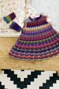 Knitting set Pinafore dress MILLE COLORI BABY with knitting instructions in garnwelt box