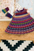 Strickset Trägerkleid Lang Yarns MILLE COLORI BABY mit Anleitung in garnwelt-Box 74