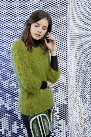 Strickset Pullover Lang Yarns MOHAIR LUXE mit Anleitung in garnwelt-Box S