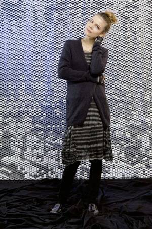 Strickset Jacke Lang Yarns NOVENA mit Anleitung in garnwelt-Box